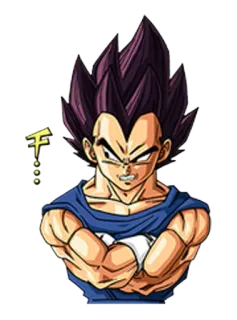 😒 Vegeta Dragon Ball Anime, Manga, Dragon Ball, Vegeta, Personaggio, Cartone animato, Principe, Saiyan telegram sticker