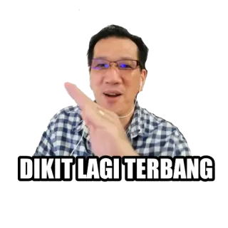 🤗 DIKIT LAGI TERBANG man, pointing, dikit lagi terbang telegram sticker