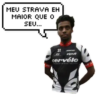 💪 MEU STRAVA EH
MAIOR QUE O
SEU... cycling, sports, strava, cyclist, athlete telegram sticker