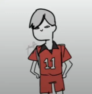😭 11 Volleyball, Anime, Sport, Charakter telegram sticker