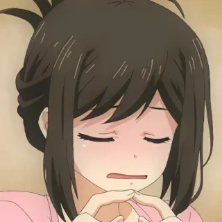 👉 anime, girl, embarrassed, blushing, character telegram sticker