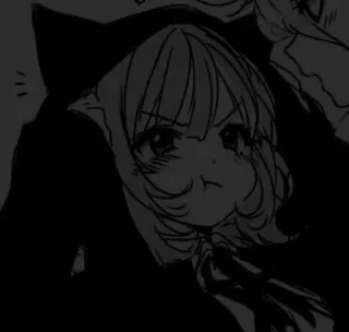 😒 Anime, Manga, Dibujos animados, Personaje, Ilustración telegram sticker