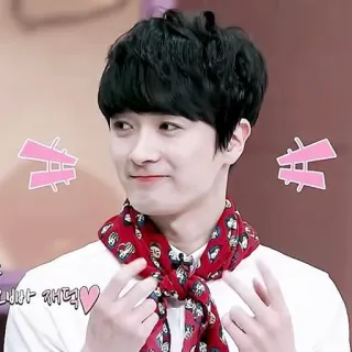 ☺️ 나빠 재덕 coreano, cachecol, pessoa, homem, asiático, estrela pop telegram sticker