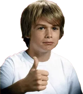 👍 boy, thumbs up, approval, positive, teen, agreement whatsapp sticker