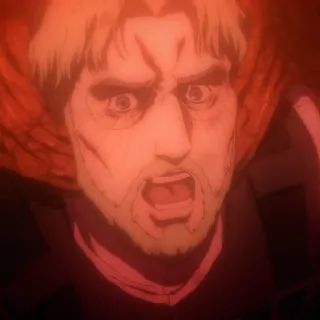😮 Zeke Yeager Attack on Titan Anime, L'Attaque des Titans, Zeke Yeager, Horreur, Shonen, Fantasy whatsapp sticker
