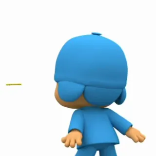 🪡 Pocoyo Pocoyo, 卡通, 儿童, 动画, 角色 whatsapp sticker