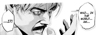 😱 ...I?!
WHO... IN THE WORLD... AM... Manga, Infragestellung, Identität, Verwirrung telegram sticker