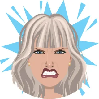 На случай важных переговоров ⚠️ от Mirror AI telegram stickers