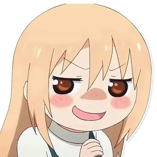 😈 Аниме, Ухмылка, Мультфильм, Озорной, Смешной, Милый telegram sticker