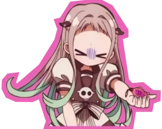 😍 Nene Yashiro Toilet-bound Hanako-kun anime, manga, cute, character, Nene, Yashiro whatsapp sticker