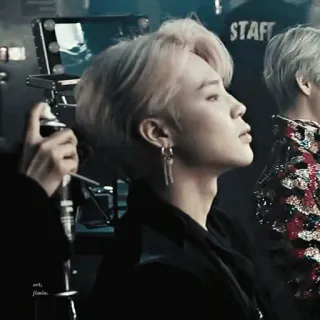 🃏 STAFF スタッフ, クルー, 舞台裏, bts, ジミン, kpop telegram sticker