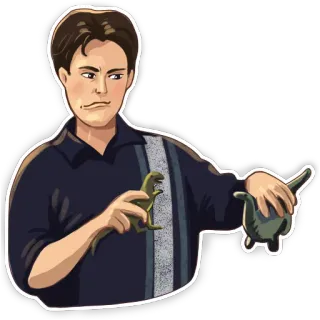 😖 hombre, dinosaurio, juguetes whatsapp sticker