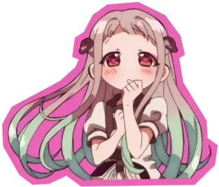 😍 anime, sticker, cartoon, cute, girl whatsapp sticker