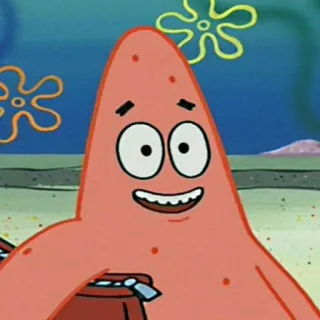 🍔 Patrick Star Spongebob Squarepants Desenho animado, Patrick Estrela, Bob Esponja, Animação, Nickelodeon whatsapp sticker