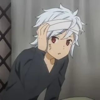 🗻 Bell Cranel Is It Wrong to Try to Pick Up Girls in a Dungeon? Anime, Ferito, Fasciato, Bell Cranel, Dungeon telegram sticker