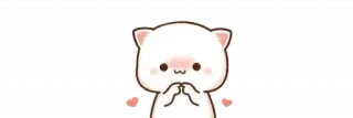🦋 cute, kawaii, animal, cat, heart, sticker telegram sticker