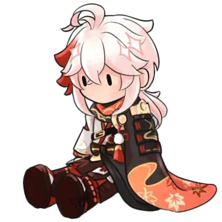 😞 Kaedehara Kazuha Genshin Impact Anime, Personagem, Kazuha, Genshin Impact, Video game telegram sticker