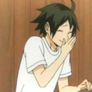 🧊 Tadashi Yamaguchi Haikyuu!! Anime, Haikyuu, Tadashi Yamaguchi, Sorriso, Feliz, Personagem telegram sticker