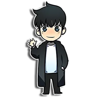 👋 anime, manga, cute, chibi, character telegram sticker