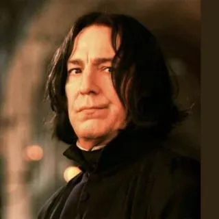 😐 Severus Snape Harry Potter Severus Snape, Alan Rickman, Harry Potter, phù thủy, phép thuật, giáo sư telegram sticker