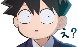 ❓ え? Anime, Manga, Ekspresi, Pertanyaan, Lucu, Terkejut, Anak laki-laki telegram sticker