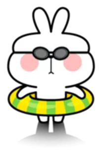 Spoiled Rabbit Summer telegram stickers