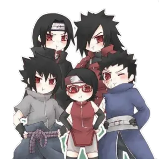 👨‍👩‍👦‍👦 Anime, Karakter, Ilustrasi, Manga, Fanart, Kartun telegram sticker