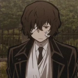 📺 Dazai Osamu Bungou Stray Dogs Anime, Pansements, Personnage, Dazai, Osamu, Bungou Stray Dogs telegram sticker