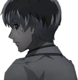 🖤 Ken Kaneki Tokyo Ghoul อนิเมะ, มังงะ, Tokyo Ghoul, คาเนกิ, เคน คาเนกิ, กูล telegram sticker