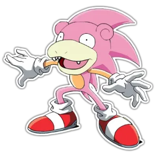 ⏳ sonic, slowpoke, pokemon, crossover, hybryda, gra wideo telegram sticker