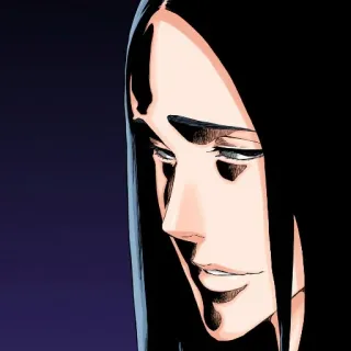 ⚔ Yhwach Bleach Anime, Manga, Złoczyńca, Czarne włosy, Sternritter telegram sticker