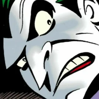 📎 Joker DC Comics, Bösewicht, Verbrecher, Clown, verrückt, böse telegram sticker