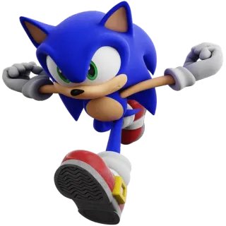 🔋 Sonic the Hedgehog ソニック, ハリネズミ, 青, ゲーム, セガ, ビデオゲーム, ランニング telegram sticker