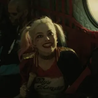 🔥 Harley Quinn Suicide Squad Daddy's Lil Monster харли квинн, папина дочка-монстр, отряд самоубийц, dc comics, злодей, джокер, комикс, персонаж whatsapp sticker