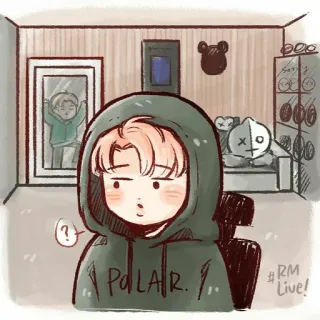 😗 POLAR. Anime, Sztuka, K-pop, Kreskówki, Urocze telegram sticker