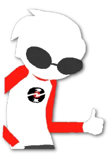 💿 Dave Strider Homestuck Homestuck, Dave Strider, Charakter, Webcomic whatsapp sticker