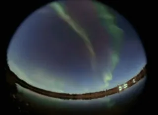 ✨ Aurora, Polarlicht, Nordlichter, Himmel, Nacht, Natur, Landschaft, Reflexion telegram sticker