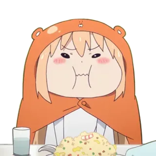 😣 Umaru Doma Himouto! Umaru-chan anime, umaru, himouto, cute, manga, kawaii telegram sticker