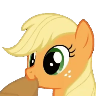 ☺️ Applejack My Little Pony My Little Pony, Applejack, Cartoon, Pony telegram sticker