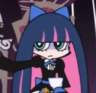 😒 Stocking Anarchy Panty & Stocking with Garterbelt Anime, Desenho animado, Garota, Stocking Anarchy, Panty and Stocking telegram sticker