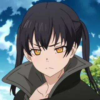 🔥 Maki Oze Fire Force anime, Fire Force, Maki Oze, character, illustration, girl telegram sticker