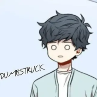 🦢 DUMBSTRUCK dumbstruck, shocked, surprised, cartoon, emotion, confused, anime telegram sticker