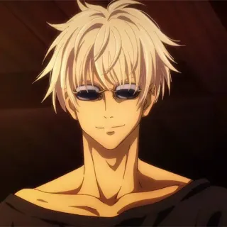 🕸 Satoru Gojo Jujutsu Kaisen Anime, Manga, Satoru Gojo, Jujutsu Kaisen, Karakter, Kacamata telegram sticker