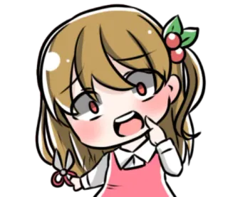 My Yandere Sister @stickerscar whatsapp stickers