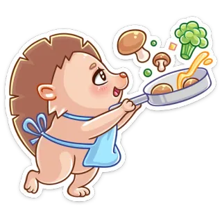 Ёжик Яша • @TgSticker telegram stickers