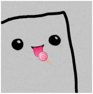 🍭 мультфильм, леденец, милый, смешной, сладкий telegram sticker