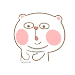 🙅‍♂️ gấu, dễ thương, hoạt hình, động vật, nhãn dán whatsapp sticker