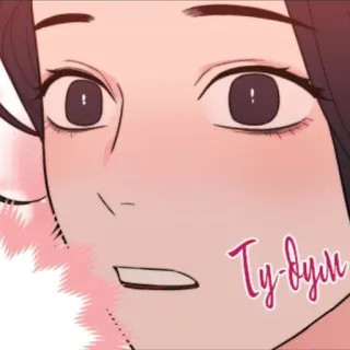 ♥️ Ту-дум mulher, rosto, surpresa, emoção, desenho animado telegram sticker