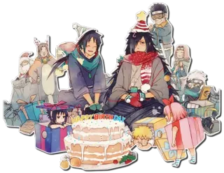 🎂 HAPPY BIRTHDAY sinh nhật, bánh kem, quà tặng, anime telegram sticker