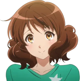 🙂 Anime, Mädchen, Süß, Cartoon, Figur telegram sticker